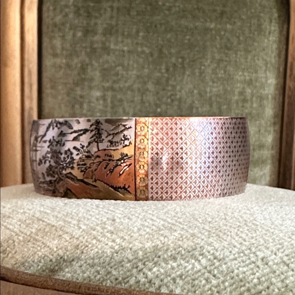 Reed & Barton Damascene Cuff Bracelet - Picture 2 of 4